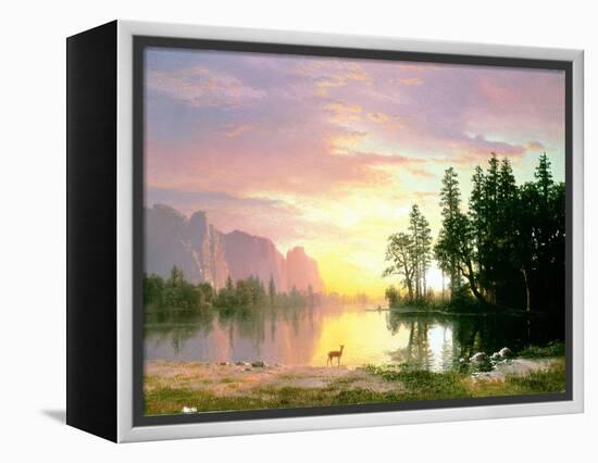 Yosemite Valley-Albert Bierstadt-Framed Premier Image Canvas