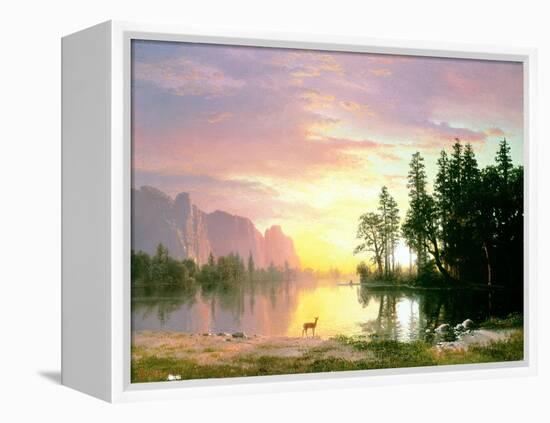 Yosemite Valley-Albert Bierstadt-Framed Premier Image Canvas