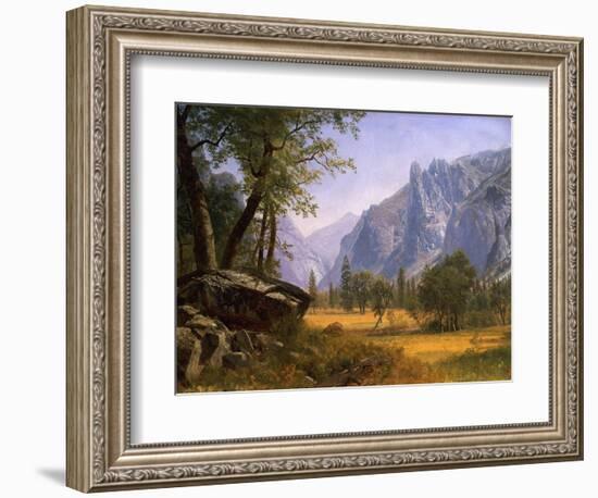 Yosemite Valley-Albert Bierstadt-Framed Giclee Print