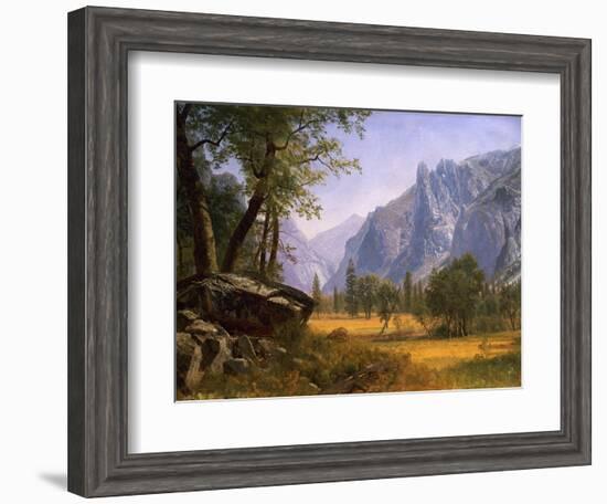 Yosemite Valley-Albert Bierstadt-Framed Giclee Print