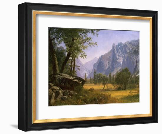 Yosemite Valley-Albert Bierstadt-Framed Giclee Print