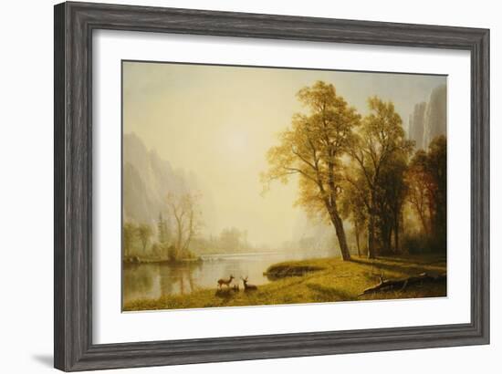 Yosemite Valley-Albert Bierstadt-Framed Giclee Print