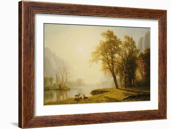 Yosemite Valley-Albert Bierstadt-Framed Giclee Print