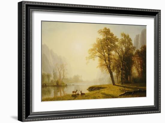 Yosemite Valley-Albert Bierstadt-Framed Giclee Print