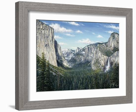 Yosemite Valley-Jeff Tift-Framed Giclee Print