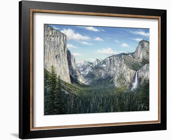 Yosemite Valley-Jeff Tift-Framed Giclee Print