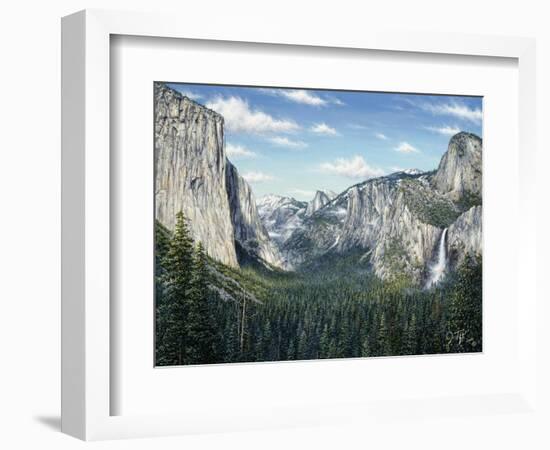 Yosemite Valley-Jeff Tift-Framed Giclee Print