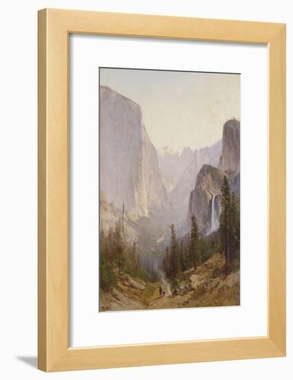 Yosemite Waterfall-Thomas Hill-Framed Giclee Print