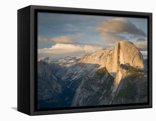 Yosemite with Half Dome. from Glacier Point. Yosemite National Park, CA-Jamie & Judy Wild-Framed Premier Image Canvas