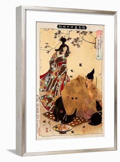 Yoshitoshi the Demon of Mount, Thirty-Six Transformations-Yoshitoshi Tsukioka-Framed Giclee Print