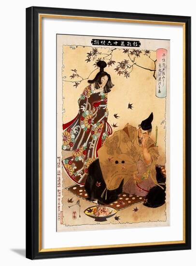 Yoshitoshi the Demon of Mount, Thirty-Six Transformations-Yoshitoshi Tsukioka-Framed Giclee Print