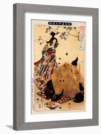 Yoshitoshi the Demon of Mount, Thirty-Six Transformations-Yoshitoshi Tsukioka-Framed Giclee Print