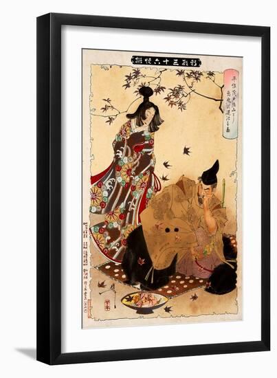 Yoshitoshi the Demon of Mount, Thirty-Six Transformations-Yoshitoshi Tsukioka-Framed Giclee Print