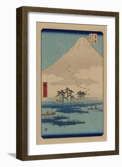 Yoshiwara-Ando Hiroshige-Framed Art Print