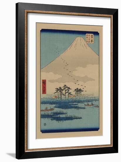 Yoshiwara-Ando Hiroshige-Framed Art Print