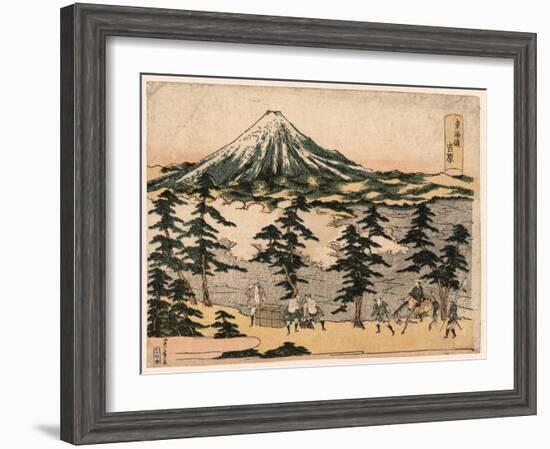 Yoshiwara-Utagawa Toyohiro-Framed Giclee Print