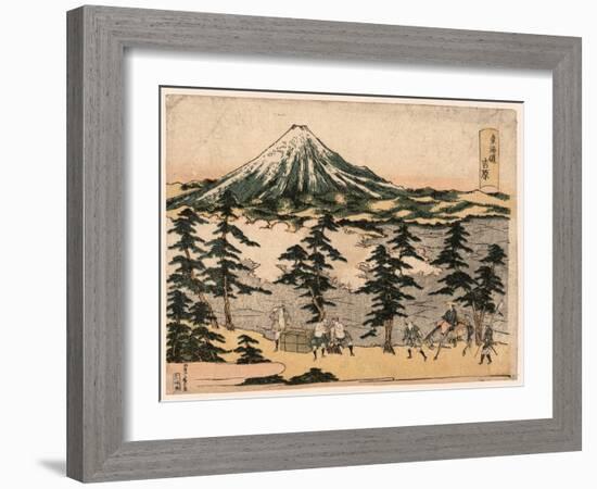 Yoshiwara-Utagawa Toyohiro-Framed Giclee Print