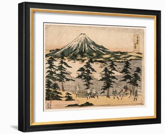 Yoshiwara-Utagawa Toyohiro-Framed Giclee Print