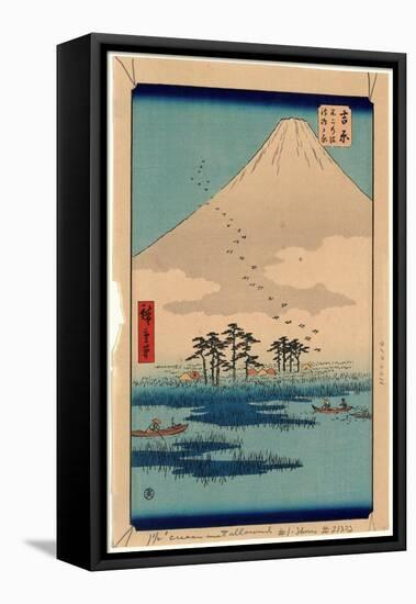 Yoshiwara-Utagawa Hiroshige-Framed Premier Image Canvas