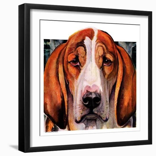 "You Ain't Nothing But a Hounddog,"January 30, 1937-Paul Bransom-Framed Giclee Print