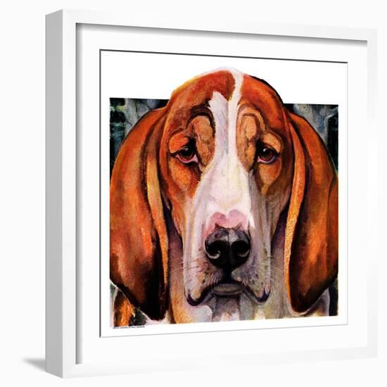 "You Ain't Nothing But a Hounddog,"January 30, 1937-Paul Bransom-Framed Giclee Print