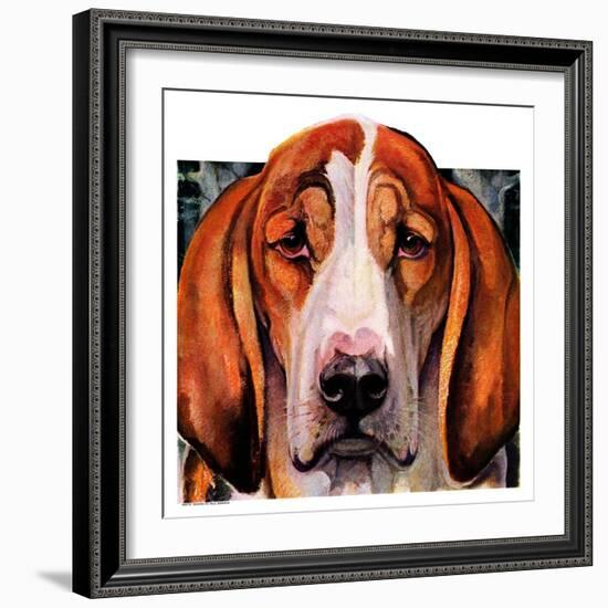 "You Ain't Nothing But a Hounddog,"January 30, 1937-Paul Bransom-Framed Giclee Print