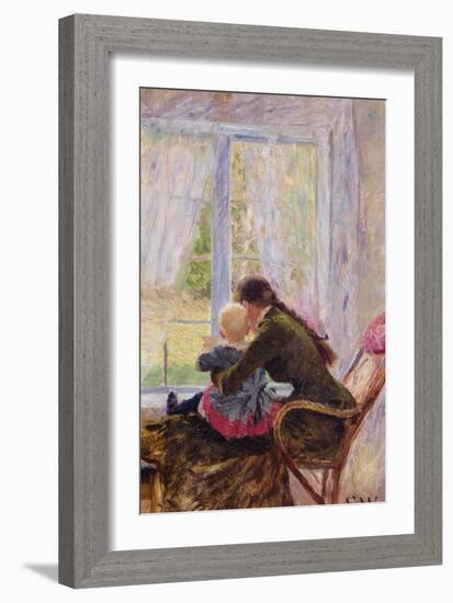 You and Bebe, 1884-Erik Theodor Werenskiold-Framed Giclee Print