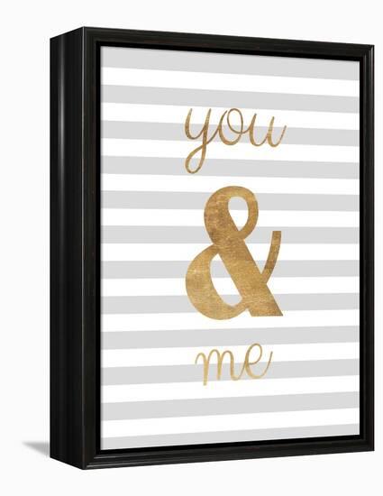 You and Me are Golden-Miyo Amori-Framed Stretched Canvas