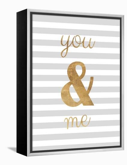 You and Me are Golden-Miyo Amori-Framed Stretched Canvas