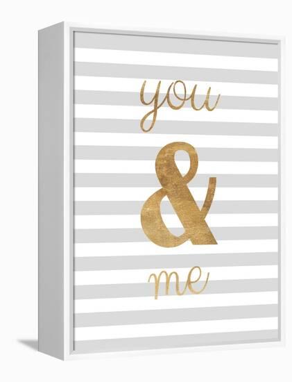 You and Me are Golden-Miyo Amori-Framed Stretched Canvas