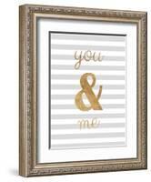 You and Me are Golden-Miyo Amori-Framed Art Print
