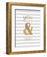You and Me are Golden-Miyo Amori-Framed Art Print