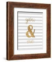 You and Me are Golden-Miyo Amori-Framed Art Print