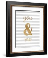 You and Me are Golden-Miyo Amori-Framed Art Print