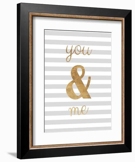 You and Me are Golden-Miyo Amori-Framed Art Print