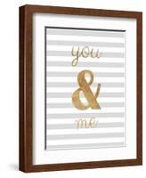 You and Me are Golden-Miyo Amori-Framed Art Print