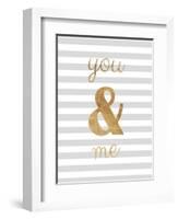 You and Me are Golden-Miyo Amori-Framed Art Print