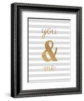 You and Me are Golden-Miyo Amori-Framed Art Print