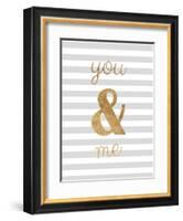 You and Me are Golden-Miyo Amori-Framed Art Print