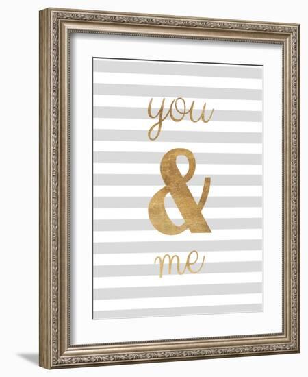 You and Me are Golden-Miyo Amori-Framed Art Print