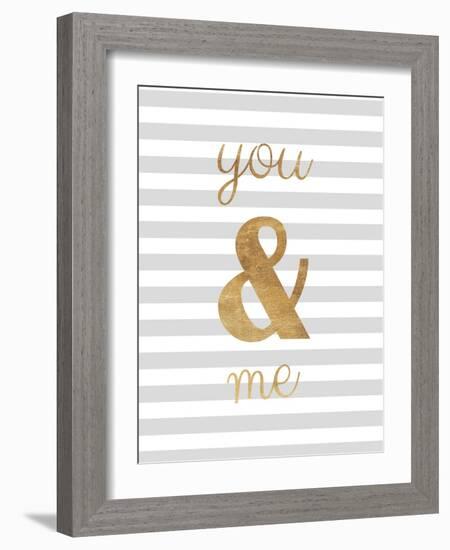 You and Me are Golden-Miyo Amori-Framed Art Print