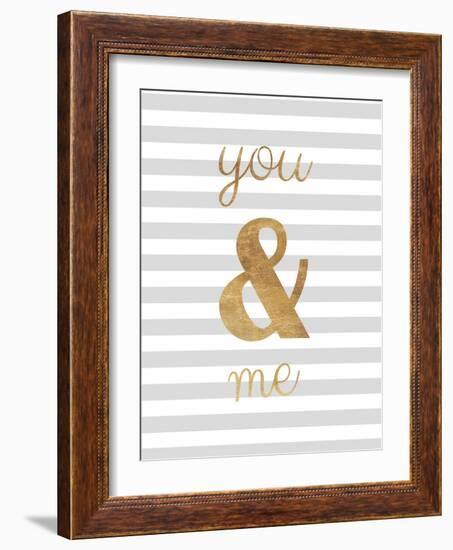 You and Me are Golden-Miyo Amori-Framed Art Print