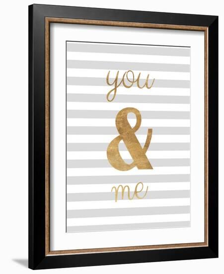 You and Me are Golden-Miyo Amori-Framed Art Print