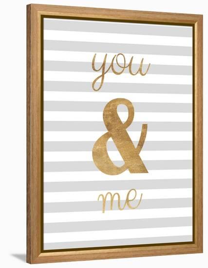 You and Me are Golden-Miyo Amori-Framed Stretched Canvas