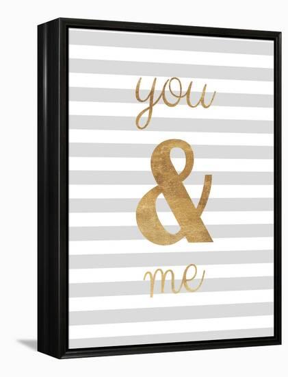 You and Me are Golden-Miyo Amori-Framed Stretched Canvas