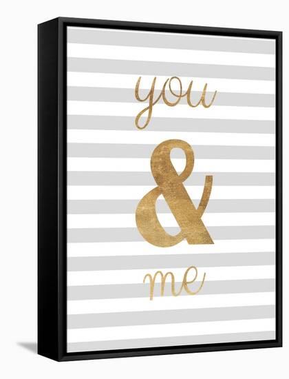 You and Me are Golden-Miyo Amori-Framed Stretched Canvas