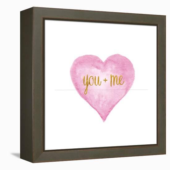 You and Me in Love-Miyo Amori-Framed Stretched Canvas