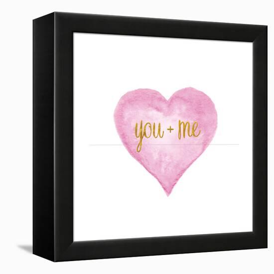 You and Me in Love-Miyo Amori-Framed Stretched Canvas