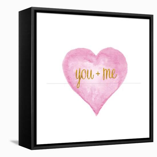 You and Me in Love-Miyo Amori-Framed Stretched Canvas