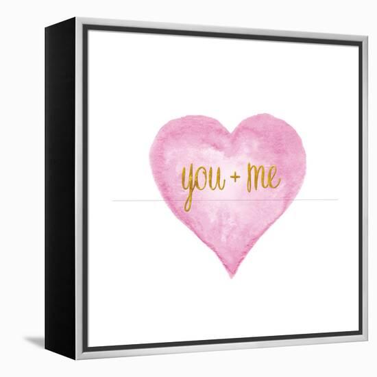 You and Me in Love-Miyo Amori-Framed Stretched Canvas